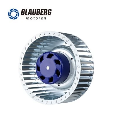 160mm 24V Cirkulær DC fremad Buet Centrifugalventilator til FFU